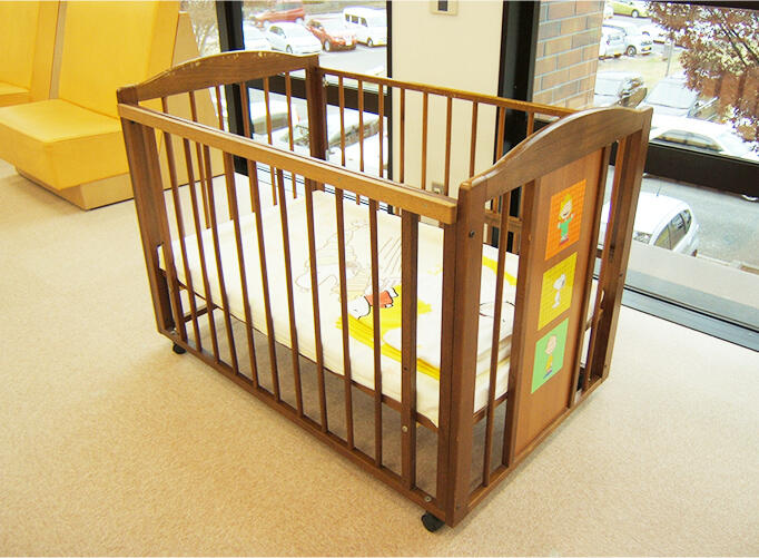 ベビーベッドの様子