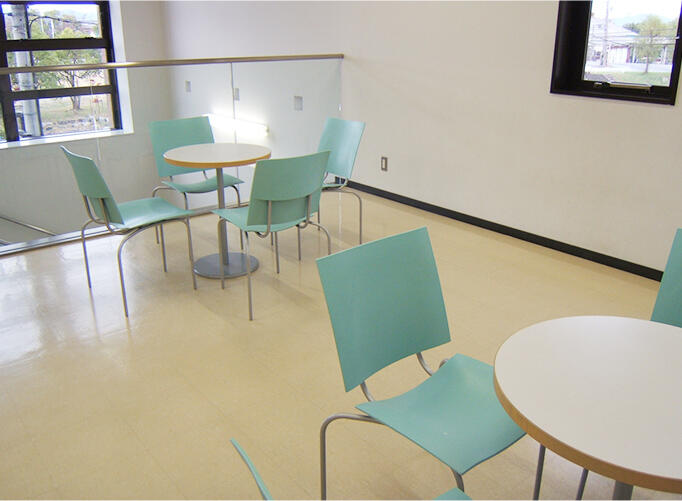 休憩コーナーの様子