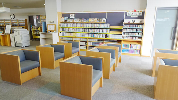 視聴覚コーナーの様子